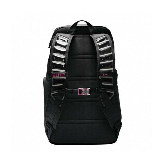 Nike Elite Pro Breast Cancer Awareness Basketball Backpack Black Pink BA6164-011 - Picture 10 of 12
